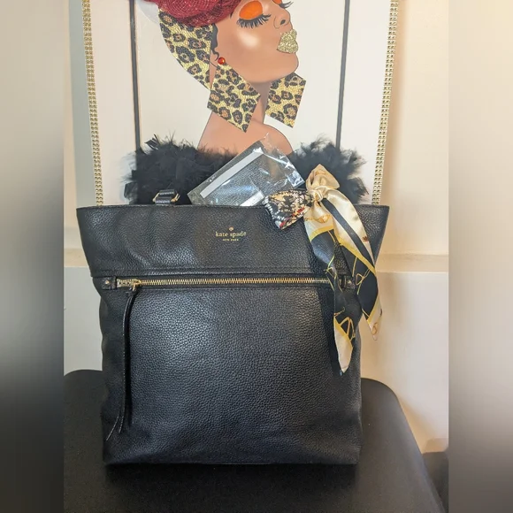 Kate Spade Cobble Hill Pebble Tote Bag w/NWT Kate Spade Card Holder Combo - Picture 13 of 16